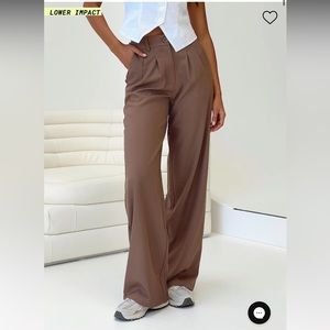 Dark Brown Princess Polly Archer Pants - New with tags